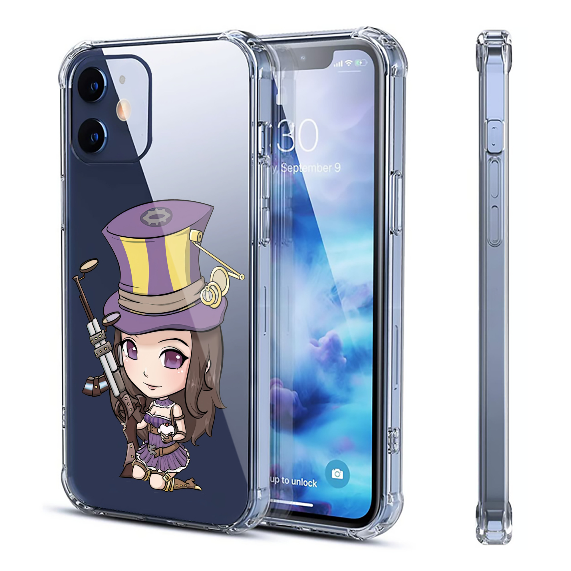 （画像用） リーグ・オブ・レジェンド League of Legends LOL 【iPhone 12シリーズ対応】透明スマホケース（クリアソフトケース）